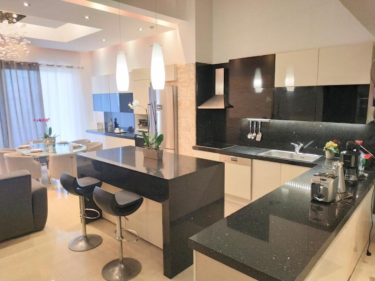 Luxury Apartment With Sea View Near Kallithea Koskinou  Dış mekan fotoğraf