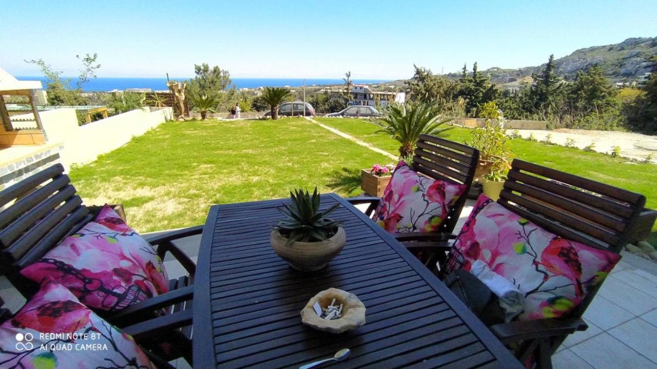 Luxury Apartment With Sea View Near Kallithea Koskinou  Dış mekan fotoğraf
